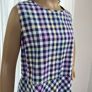 Talbots 100% Cotton Plaid Dress 22W NWT